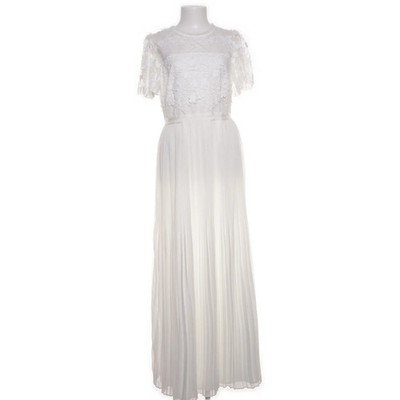 Apart Glamour, Maxikleid, Größe: 36, Weiß, Polyester, Einfarbig, Spitze #UOw