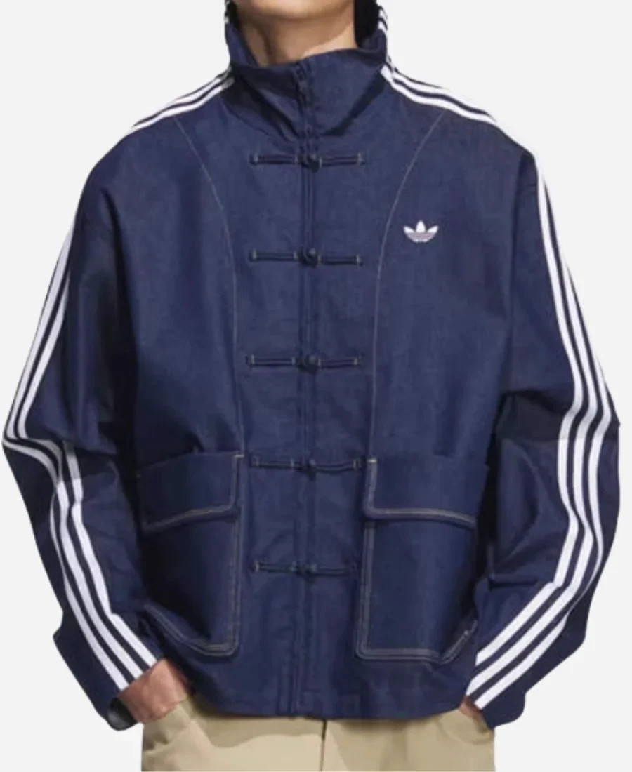 Chaqueta Denim Adidas Originales Año de la Serpiente Año Nuevo Chino Azul