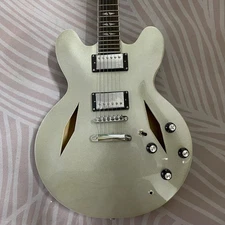 Fast Delivery DG-335 electric guitar semi hollow body maple body Chrome hardware