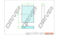 Dr!ve+ DP1110.12.0358 Filter, Innenraumluft FüR Opel,Suzuki,Vauxhall