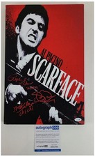Scarface Cast Signed 12x18 Poster Photo Canvas ACOA