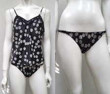 Y2K Vintage Victoria's Secret Gold Label 2 Piece Cami  Panty Set - Size S - EUC