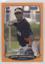2013 Bowman Chrome Orange Refractor 16/25 Adeiny Hechavarria #23 3q5