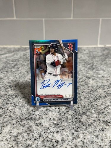 2024 Bowman Draft - Chrome Prospect Auto Blue CPA-BM Braden Montgomery /150