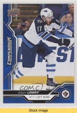 2018-19 Upper Deck Compendium Blue Adam Lowry #796 READ 0a4