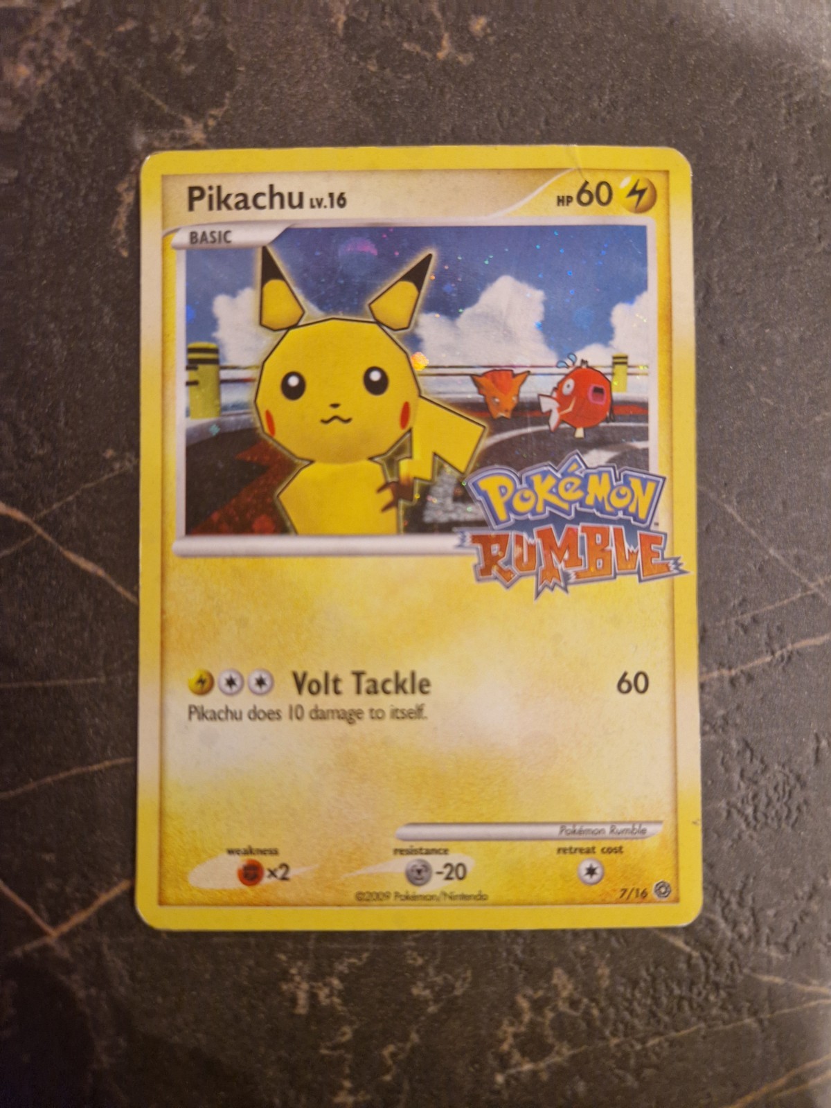 Pikachu 7/16 Pokémon Rumble