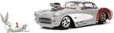 Looney Tunes 1:24 1957 Chevrolet Corvette Die-cast Car & 2.75" Bugs Bunny...