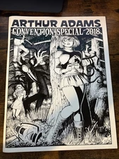 SDCC 2018 ARTHUR ART ADAMS CONVENTION EXCLUSIVE SKETCHBOOK SIGNED Velma Girl
