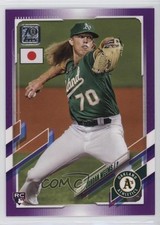 2021 Topps Japan Edition Purple 44/50 Jordan Weems #65 rx2