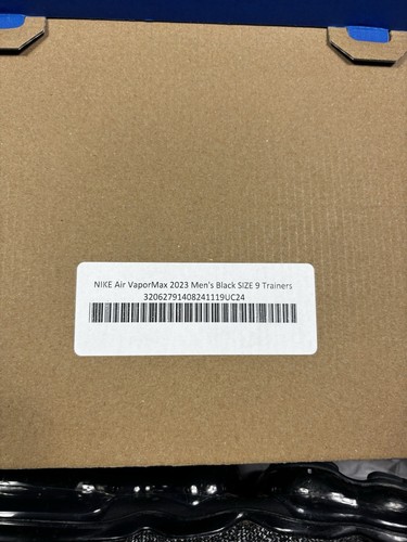Nike Air Vapormax 2023 Flyknit Oreo Ersatzkarton Größe UK9 Brandneu - Bild 10 von 11
