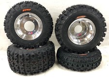 Dwt Polished Front Rear Rims Wheels Sunf A027 Xc Tires Honda Trx 700xx Trx700 Xx