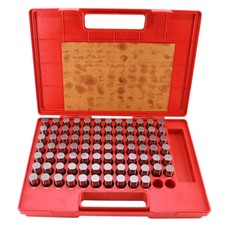 HFS(R) Steel Pin Gauge Set, 82-Piece P5(+), 0...