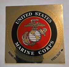 USMC United States Marine Corps Vinyl Sticker Decal Emblem Seal FREE SHIPPING