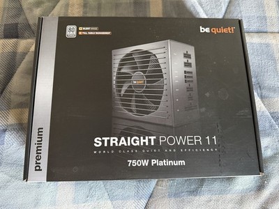Be Quiet! Straight Power 11 , 750w Platinum PSU 80+ (New - Open box)