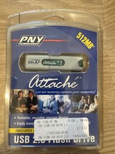PNY Tech PFD256U20RF 256MB Flash Drive USB 2.0 Flash Drive New