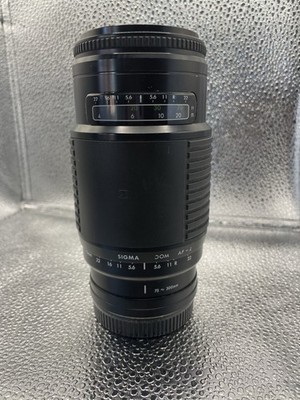 Minolta Sony AF A Mount Sigma Z Zoomobjektiv 75-300mm F4-5.6 Made in JAPAN TOP
