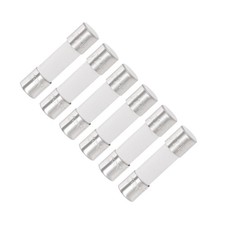 6Pack Cartridge Fuses 2A 250V 5x20mm Slow Blow Audio Amplifier Ceramic