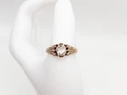 Antique 1870s $5000 .75ct Old Rose Cut Diamond 14k Yellow Gold Mens Band Ring