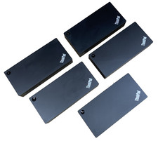 Lot of 5 Lenovo DK1633 40A9 ThinkPad USB-C Triple Display Support Dock Station