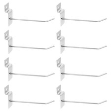 20 Pcs Grid Wall Hangers Panel Wall Wire Hooks Slatwall Hooks Hair Rack