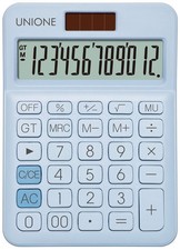 UNIONE Calculator with a Bright LCD, Dual Power Handheld Desktop. Color. Busi...