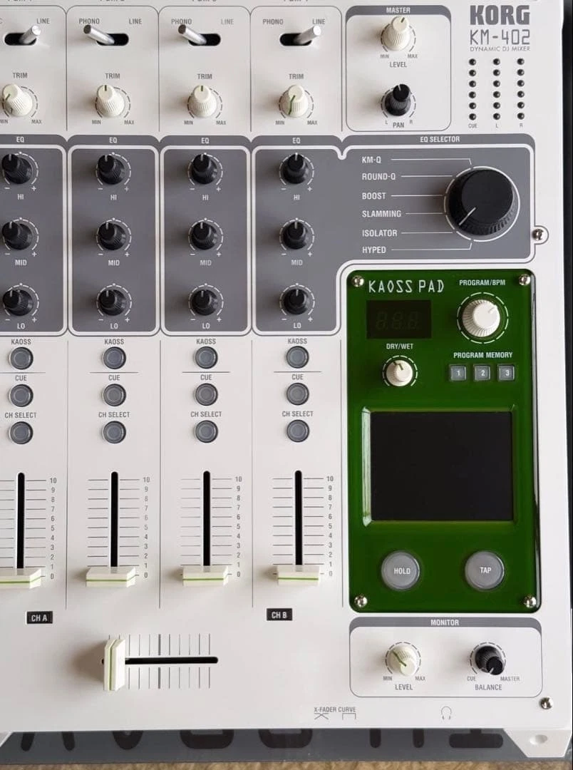 KORG コルグ KM-402 元箱あり KORG Digital 4-channel DJ Mixer KM-402