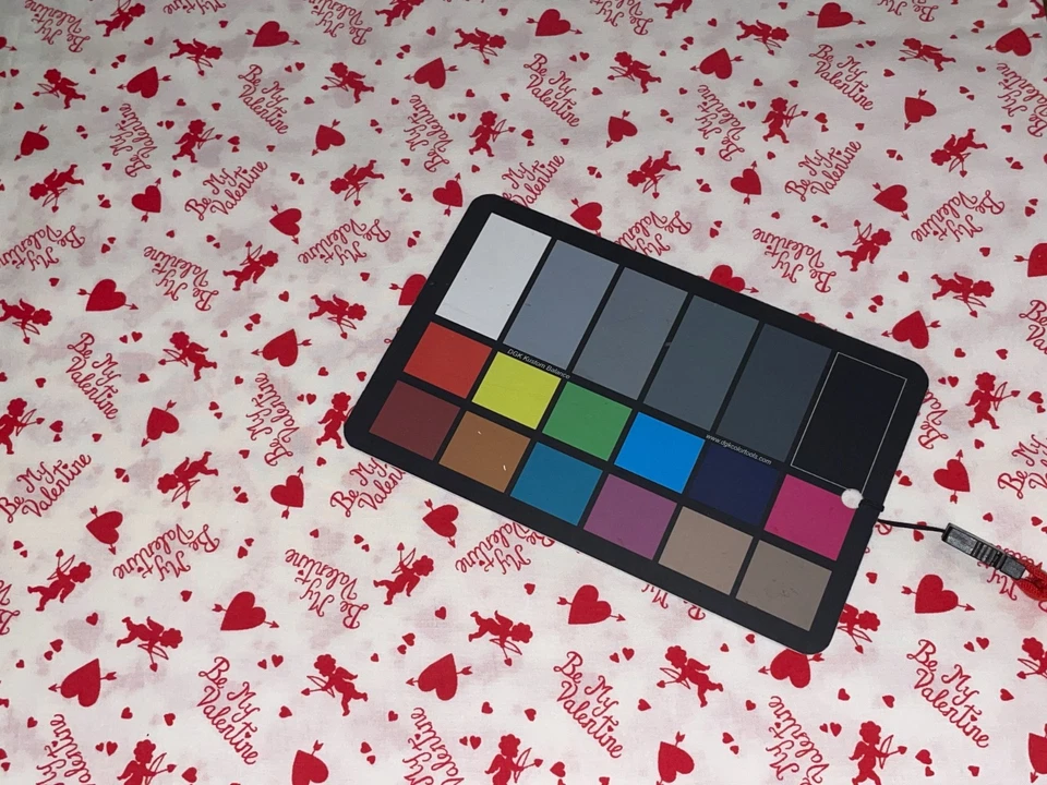 By 1/2 Yd Vintage Valentines Day Cupid Hearts 1993 Fabric Traditions Cotton BTHY - Image 4 of 4