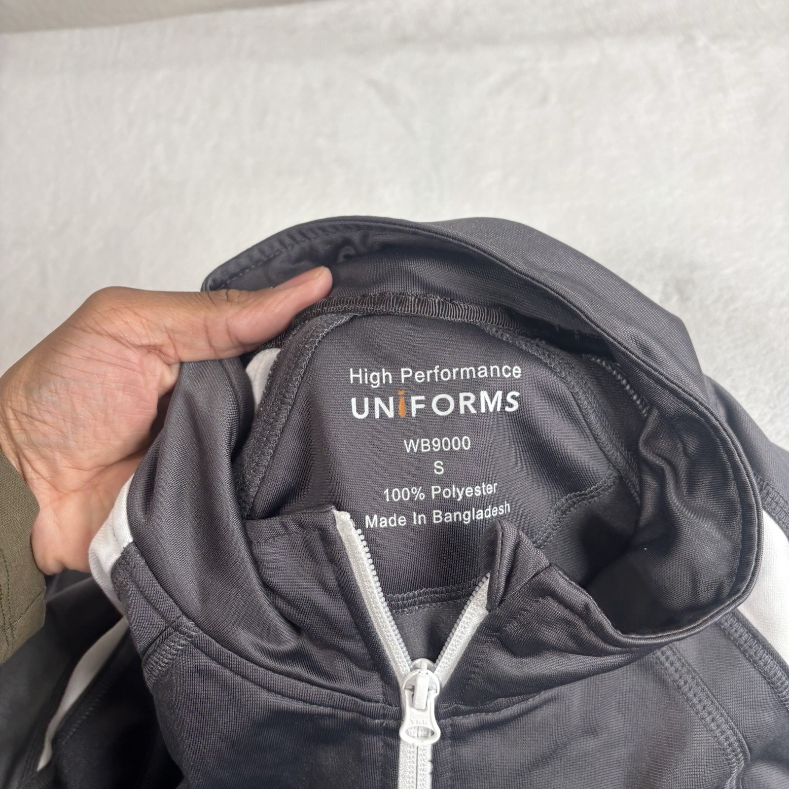 High Performance Uniforms Walgreen Full Zip Grey … - image 3