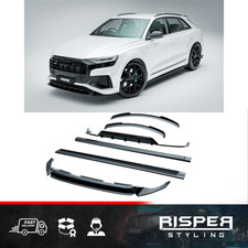 FULL AERO LOW LINE BODY KIT IN GLOSS BLACK - FOR AUDI Q8 S LINE 2018+