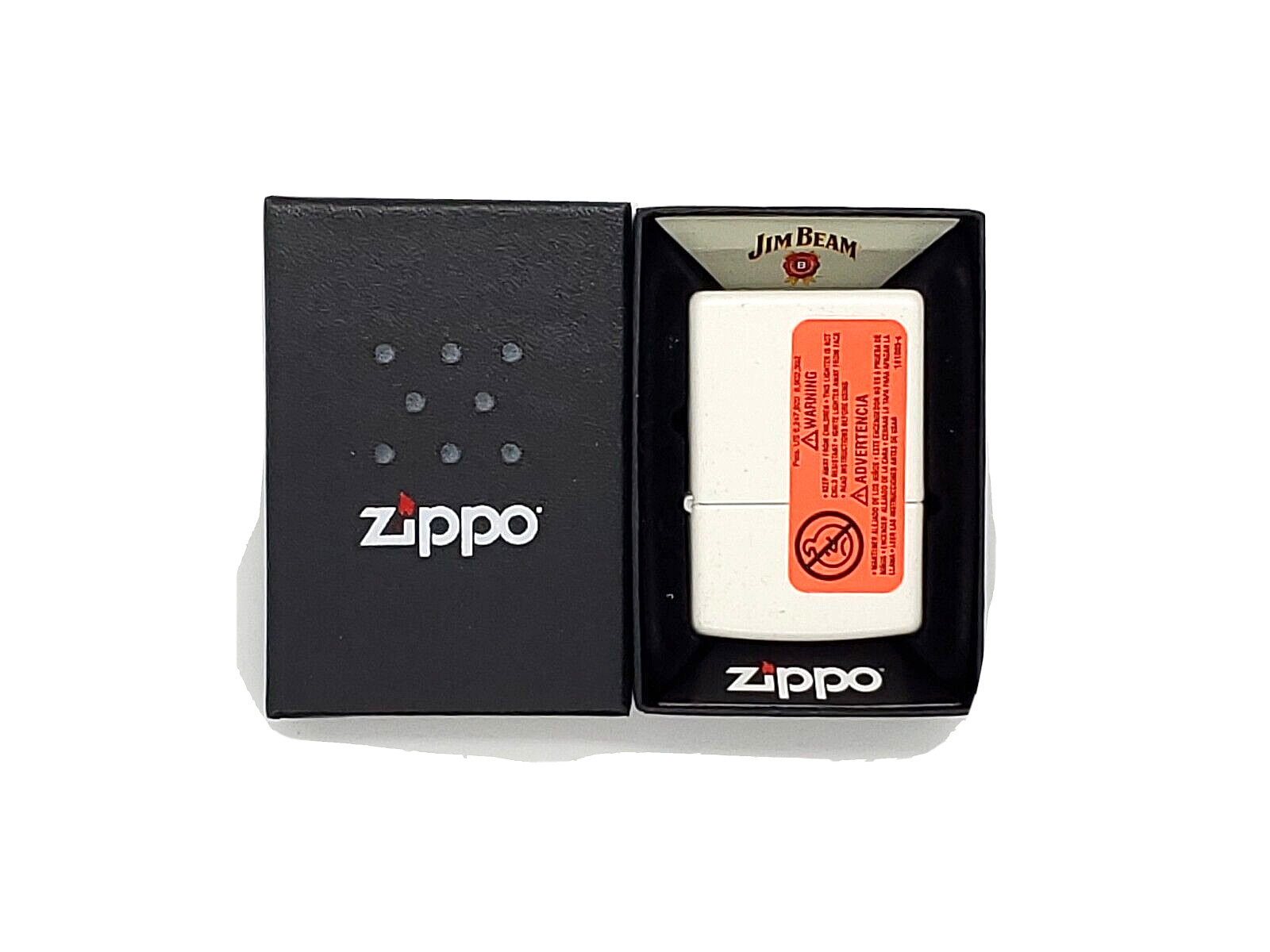 Zippo Lighter Jim Beam White 48317/ #66