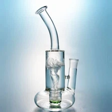 10in Tornado Smoking Glass Water Pipe with upgraded 14mm skull catcher