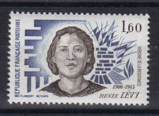 TIMBRE France  1983  N°2293** ( Héroïnes de la Résistance Renée Lévy )pl 