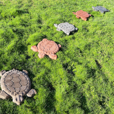AUTUMN DIY Series Turtle Concrete Cement Stepping Stone Mold, Statue for Garden