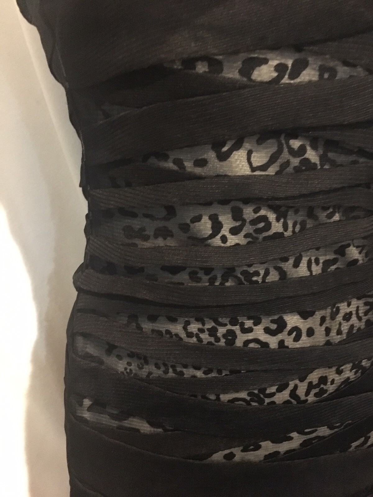 Black and White Leopard Print Dress eBay