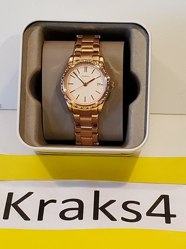 Adalyn 3 hand Rose Gold tone watch 
