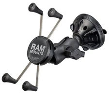 RAM Short Arm Suction Cup Mount w/ X-Grip Cradle for Plus Size Phone, iPhone GPS