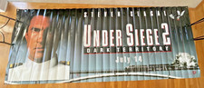 ~ Vintage Under Siege 2 Movie Theater Vinyl Banner - Steven Seagal Ryback 1995 ~