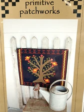 The Tree Wool Applique Quilt Pattern Primitive Patchworks 19.5" x 22.5" Folk Art