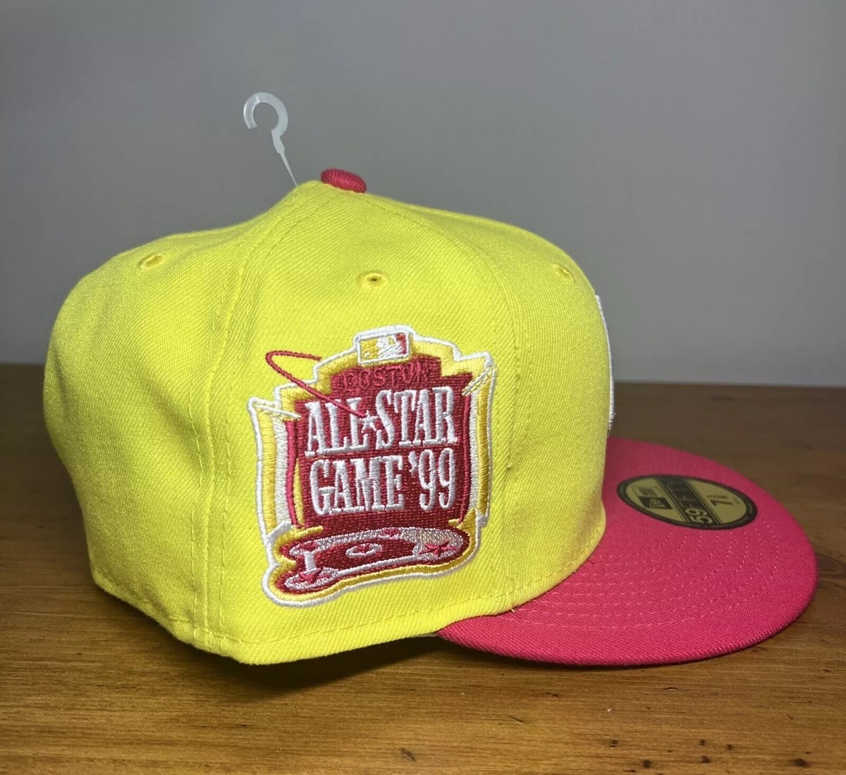 Boston Red Sox New Era 59Fifty Yellow Pink 1999 ASG Fitted
