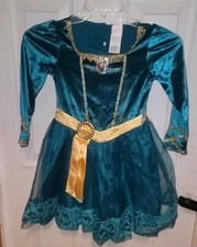 Disney Princess Brave Merida Costume Dress Halloween Girls Size Small 4-6