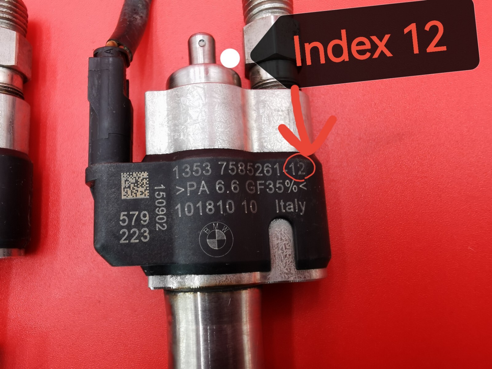 0715 BMW 135i 335I 535I E60 E90 N54 INJECTORS INDEX 12 SET OF 6 Tested