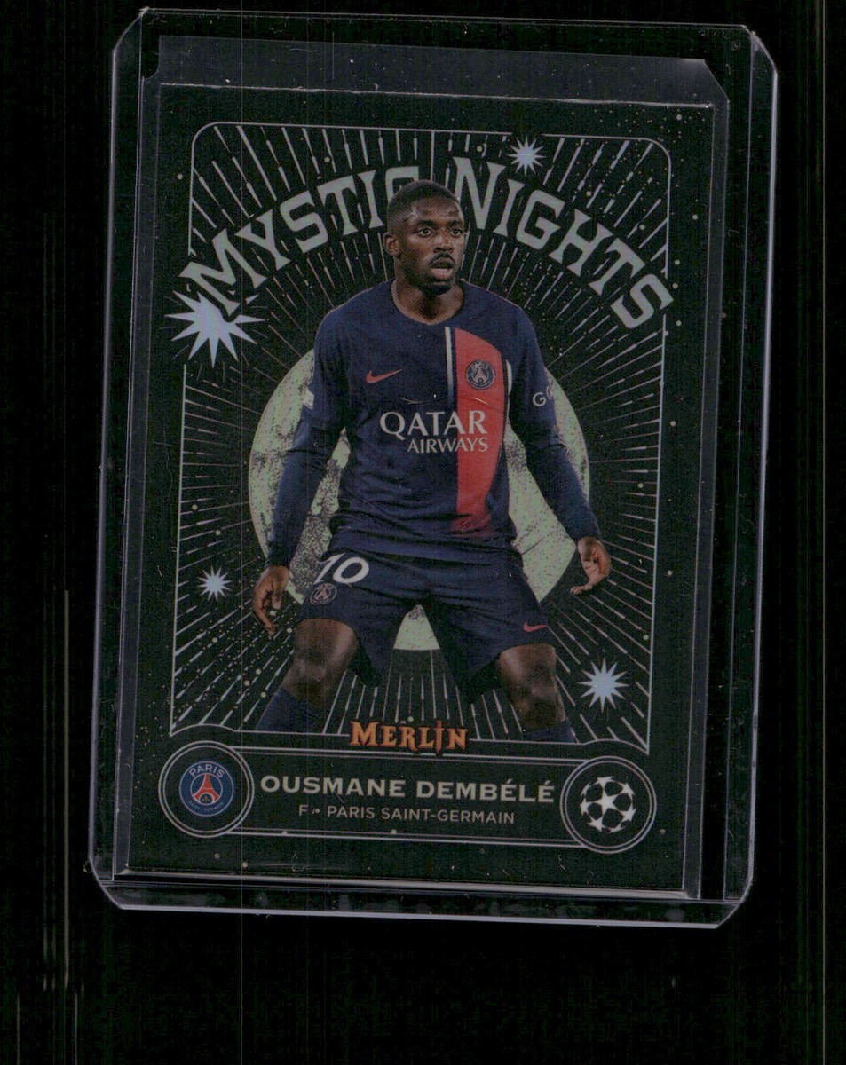 2023-24 Topps Merlin Soccer #MN-20 Ousmane Dembele Mystic Nights