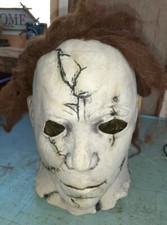 Trick or Treat Scary Adult Latex Deluxe Mask Spirit Halloween