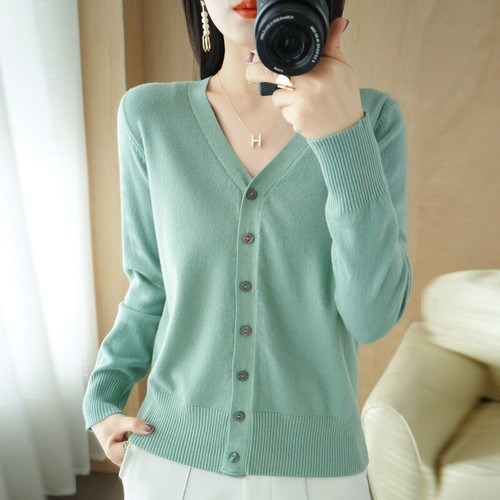 Damen Herbst und Winter lose Übergröße Strickjacke Pullover Jacke Mode - Bild 28 von 43