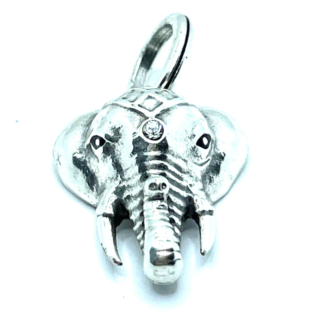 Brighton Taj Elephant Tusk Strength Animal India Africa Silver