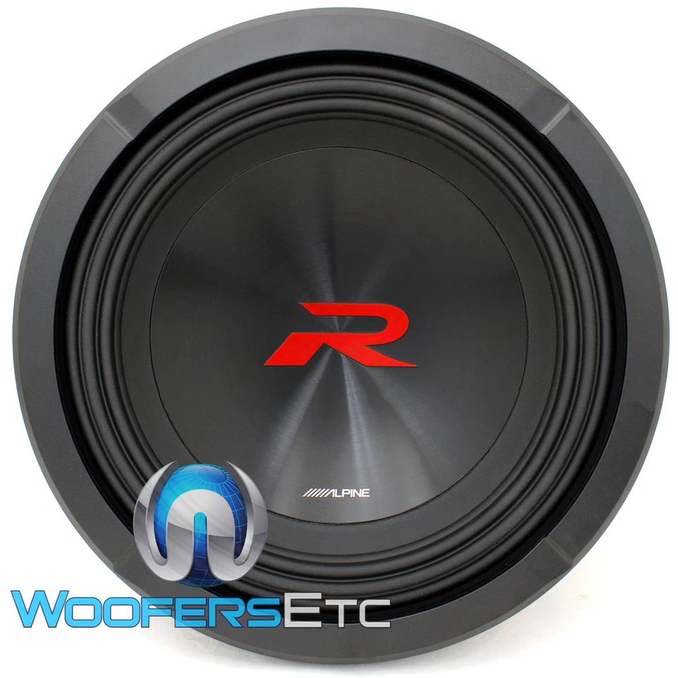 ALPINE R2-W8D4 8" SUB 1000W SUBWOOFER DUAL 4-OHM BASS CAR AUDIO SPEAKER NEW - Image 2 of 4