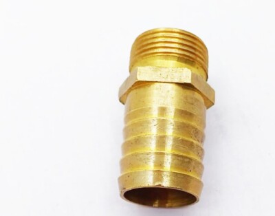 3/4'' BSP Brass Male Straight Connector for 25mm (1'' ) Hose tail