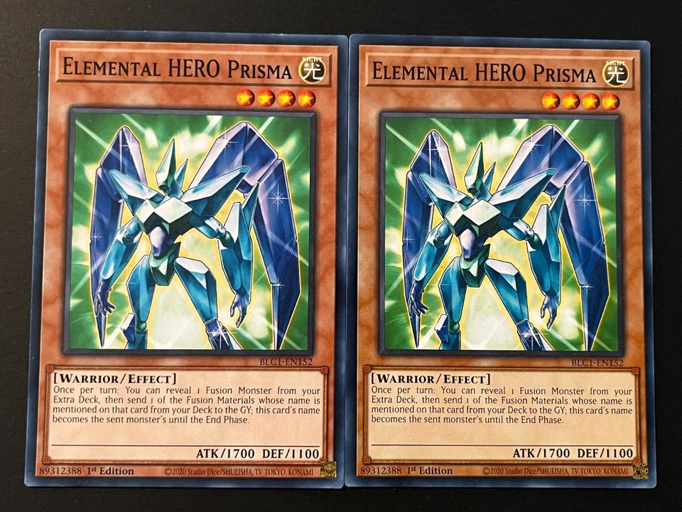 YUGIOH ELEMENTAL HERO DECK- STRATOS- PRISMA- VISION- MASKED- FUSION- TOURNAMENT - Image 3 of 4
