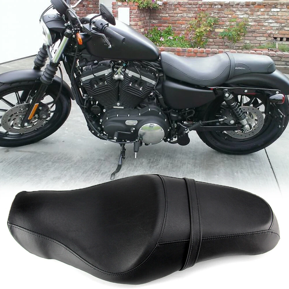 Driver Passenger Two Up 2 up Seat Low Pro For Harley Sportster