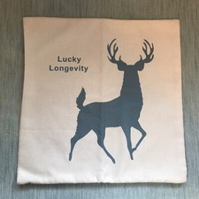 Deer Print Pillow Cover